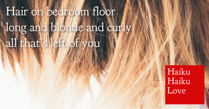 Hair on bedroom floor