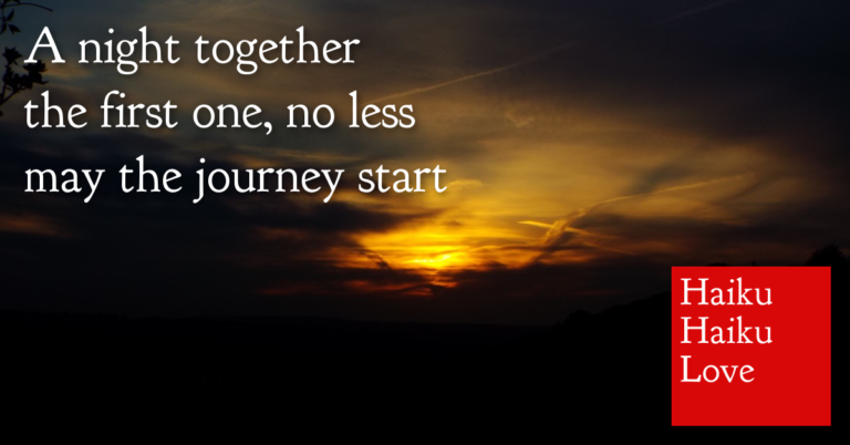 A night together · Haiku Haiku Love