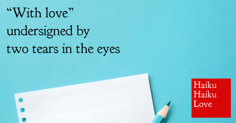 “With love” · Haiku Haiku Love